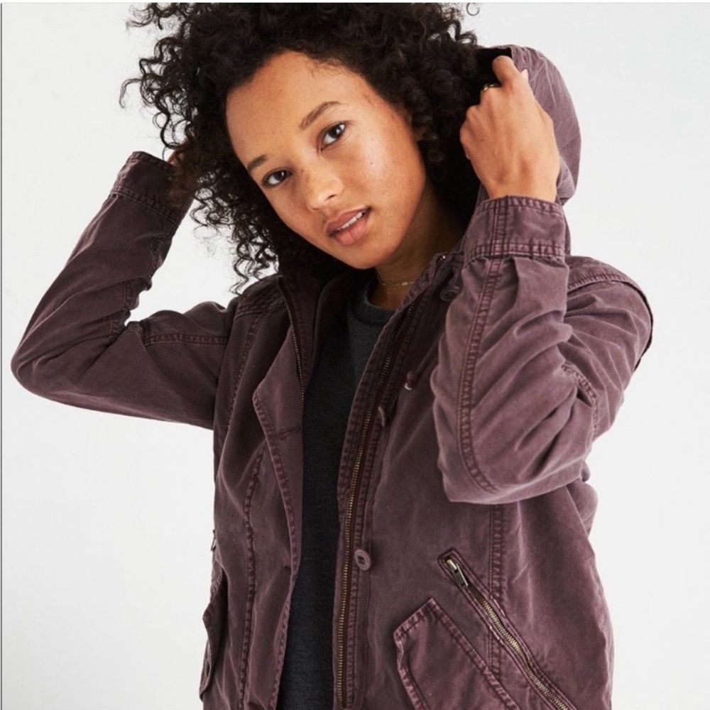 American Eagle Lined Utility Full-Zip Jacket